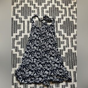 *Forever 21 Halter Neck Romper - Black and White Floral*